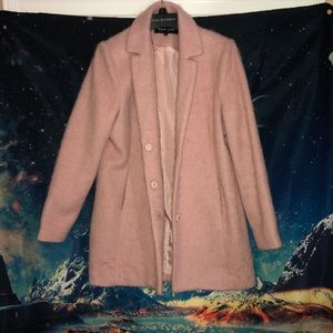 Black Rivet Pink Wool Coat 🎀❄️